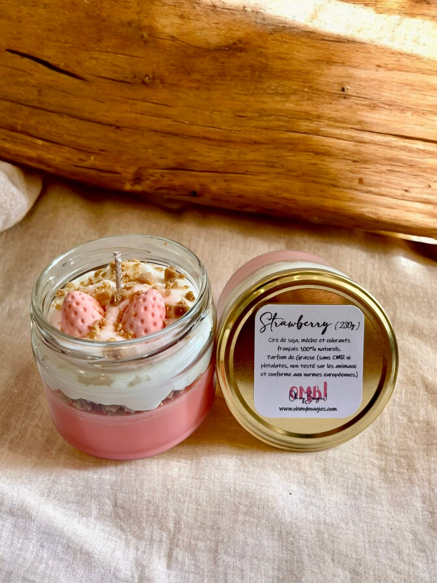 Bougie gourmande « Strawberry »