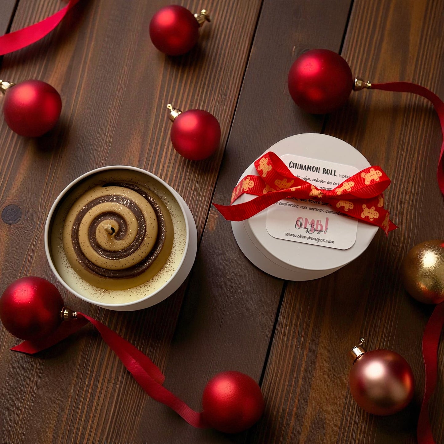 Bougies de Noël parfumées